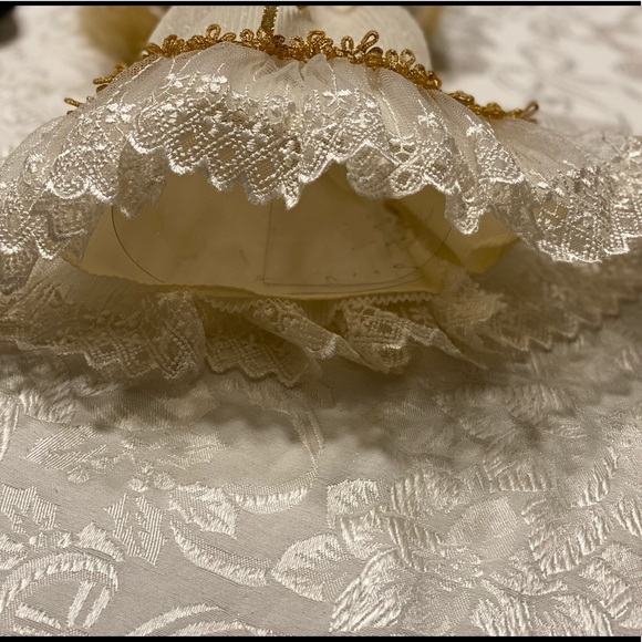 Vintage porcelain doll angel tree topper - Picture 11 of 16